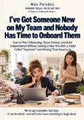Kobo I've Got Someone New on My Team and Nobody Has Time to Onboard Them - How to Plan Onboarding...