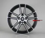 P-PAROTECH新款 五爪分岔 鋁圈式樣 17吋 7.5J 4X100 ET35 / 4X108 ET25消光黑車面