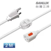三洋3PIN防脫落中繼線(2M)  SYPW-310B
