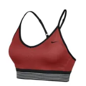 NIKE PRO INDY COOL 深紅黑 低強度  內衣 女 805190-696【S.E運動】