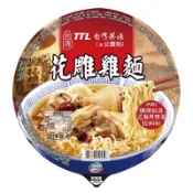 台酒花雕雞麵(碗)200g克 x 1【萬家福】
