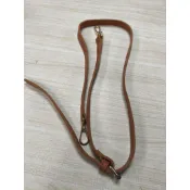 （二手）皮革金屬斜背扣環背帶