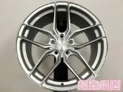 超鑫鋁圈 STANCE SF03 17吋旋壓鋁圈 5孔108 5孔114 5孔108 高亮銀