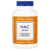 【iHerb】The Vitamin Shoppe, N-乙醯半胱氨酸（NAC），600 毫克，100 粒膠囊