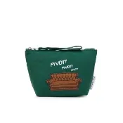 【KIPLING】KIPLING | FRIENDS 沙發綠手拿收納包-NAOMI POUCH M