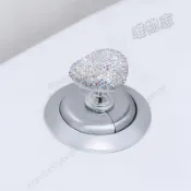 好物嚴選🔔可愛廁所按壓器 按鈕新款輔助器 通用型輕奢水箱馬桶馬桶大號水晶 馬桶按壓器 馬桶水箱零件 馬桶進水器