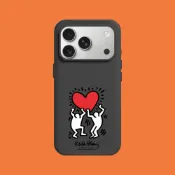 犀牛盾 適用iPhone SolidX 強化吸震緩衝防摔手機殼∣Keith Haring系列/愛心
