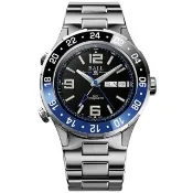 【BALL 波爾】Roadmaster 天文台認證 GMT潛水機械腕錶 40mm 錶 手錶 送禮(DG3030B-S1CJ-BK)