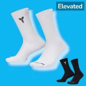 NIKE EVD Elevated KOBE Crew Socks 白襪 中筒襪 運動襪 籃球襪 IM7652 SOX