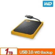 @電子街3C特賣會@全新WD My Passport Go 1TB(黑/琥珀黃) 外接式固態硬碟 SSD