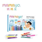 媽媽友mamayo kidzcrayon12色可水洗蠟筆