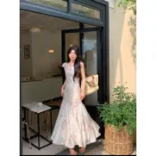 台灣現貨免等 高品質商品 純欲風長洋裝 辣妹裙子 渡假洋裝 仙女裙子 連身長裙 氣質長裙 氣質洋裝 韓系洋裝 禮服