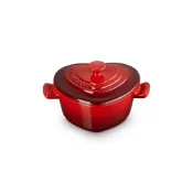 (店+)【Le Creuset】飛翔愛心烤盅櫻桃紅入厝禮