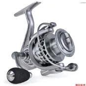 [新] 前拖動旋轉釣魚線輪 5.5:1 齒輪比 10+1 淡水鹹水軸承釣魚線輪