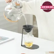 【現貨速發】無孔茶漏家用高端茶濾茶水分離創意支架日式小青柑專用泡茶壺