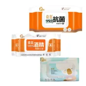 【蝦皮直營】喜多99.9%酒精抗菌濕巾/抗菌柔護濕巾80抽/純水柔濕巾80抽 加蓋 珍珠紋 EDI超純水