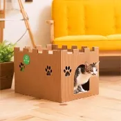 【MEOW HOUSE 喵屋】城堡喵屋（是貓窩 也是貓抓板）