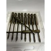 (店+)1/8 六角頭十字刃鍍鈦三角鑽 玻璃鑽 磁磚鑽 拋光磚鑽尾 六角萬用鑽頭 磁磚鑽頭 拋光磚鑽頭 玻璃鑽頭 玻璃鑽尾