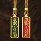 (店+)【LEEHER】護身符/唐卡掛飾/新中式/符文/小唐卡/飾品/項鍊/保平安/守護神/配飾/唐卡/吊墜/西藏/手繪/佛牌/