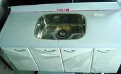 144公分水槽+平台(中間水槽)，另有左邊槽、右邊槽
