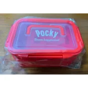 ✨現貨✨pocky百奇 雙層手提野餐盒 Glico春天野餐盒 保鮮盒