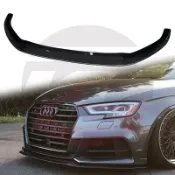 KP擎利國際 Audi 奧迪 2017-2019 A3 S3 8V 小改款 碳纖維下巴 卡夢空力套件(外銷商品)