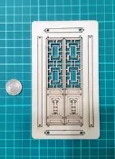 【袖珍屋】中式活動門/窗M-16(娃娃屋、模型專用)(DIY材料包)(E0781A0119)