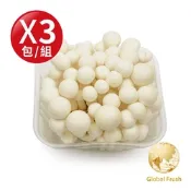 盛花園蔬果 南投國姓鄉美白菇120g x3包(溫控栽培)