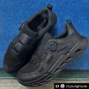 （全新品）ECCO BIOM 720 M 健步旋鈕鞋帶經典防水運動鞋 EU45