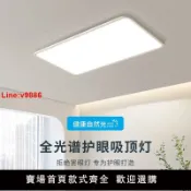 白日夢想家 【台灣公司 超低價】斐濟超薄全光譜護眼led吸頂燈客廳燈現代簡約大氣2024年新款燈具