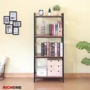 【RICHOME】黑森工業風四層架B-R-SH540 60 × 40 × 140 cm