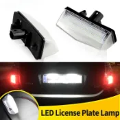 豐田 2 件 LED 牌照燈 Canbus 白色適用於 TOYOTA Venza 08-2015,Matrix 09-2