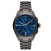 大高雄鐘錶城 EMPORIO ARMANI 亞曼尼 Claudio系列 AR11481 時空旅人日曆計時手錶 藍面 43MM｜樂天領券現折★全館特惠中★指定刷卡回饋10%
