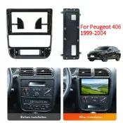 PEUGEOT 用於標致 406 1999-2004 汽車導航 Av 面板的儀表板安裝套件 9 英寸收音機面板
