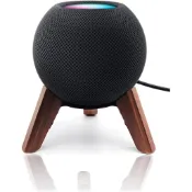 適用於蘋果homepod MINI支架實木金屬案頭音響支架家用音箱支架放置架
