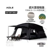 (店+)【安安家具】2026新款二房一廳 容納10-12人 家庭帳篷 大型帳篷 雙層帳 帳篷 別墅大帳篷 全包覆帳篷