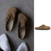 (店+)【BIRKENSTOCK 勃肯】Birkenstock SFB Boston “Dark Tea Tonal FB“ 焙茶色 軟底 正常楦