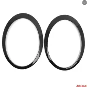 Bmw Mini Cooper One R50 R52 R53 2001-2006 1 對 OEM 大燈裝飾環黑色替換件