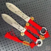 道家文化龍泉劍七星劍用品道士法器師刀師公刀靈刀不鏽鋼制未開刃