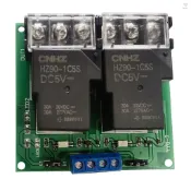 2通道dc 5V 30A繼電器板模塊光耦隔離高/低觸發