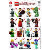 LEGO 樂高 8827 第六代 人偶包 單售
