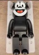 Bearbrick1000%菲利克斯貓菲力貓Bait聯名款，帶員裝盒，政榀