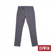 EDWIN 男款 503基本五袋中直筒牛仔長褲(灰色)