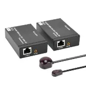 【TOWNWARD 大城科技】HDMI網路延長器 60M 附IR(HDMI轉RJ45 延伸器 CAT6 網路線 HDMI線 型號: HTR-6022)