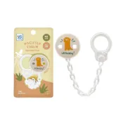 (店+)【US BABY 優生】優生 輕鬆扣安撫奶嘴鏈-小貓熊 獨特扣環 防止掉落