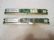 創見 DDR2 800 2Gx2=4G（7T）（窄版）（3）【雙通道、原廠終身保固】