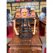 阿仙模型廟會工坊｜神將頭（不含骨架、手）康趙、千順、七爺八爺、范謝