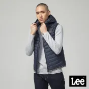 Lee 連帽舖棉背心 男 灰 Urban Riders LL1803458FL