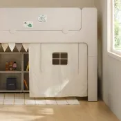【iloom 怡倫家居】CABIN 床簾(簾子 遮布簾 布簾)