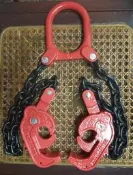 ★5GOLD★ 油桶專用吊鍊組．吊桶夾具．荷重１TON